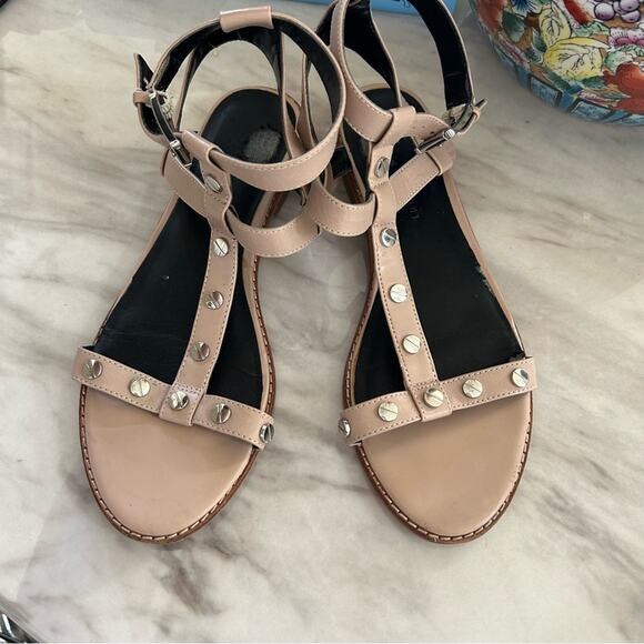 Rebecca Minkoff Blush Tan Stud Gladiator Sandal - Picture 4 of 7